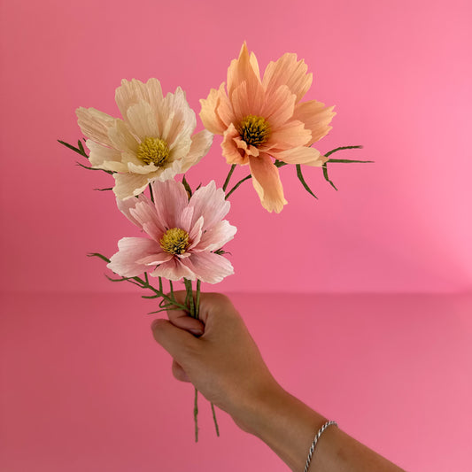 Tropical Cosmos | Craft your own Paper Flowers