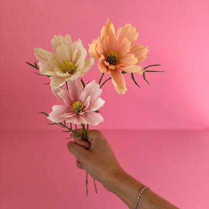 Tropical Cosmos | Craft your own Paper Flowers