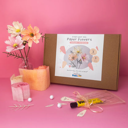 Tropical Cosmos | Craft your own Paper Flowers