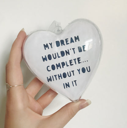 Tiana & Naveen 10cm Heart