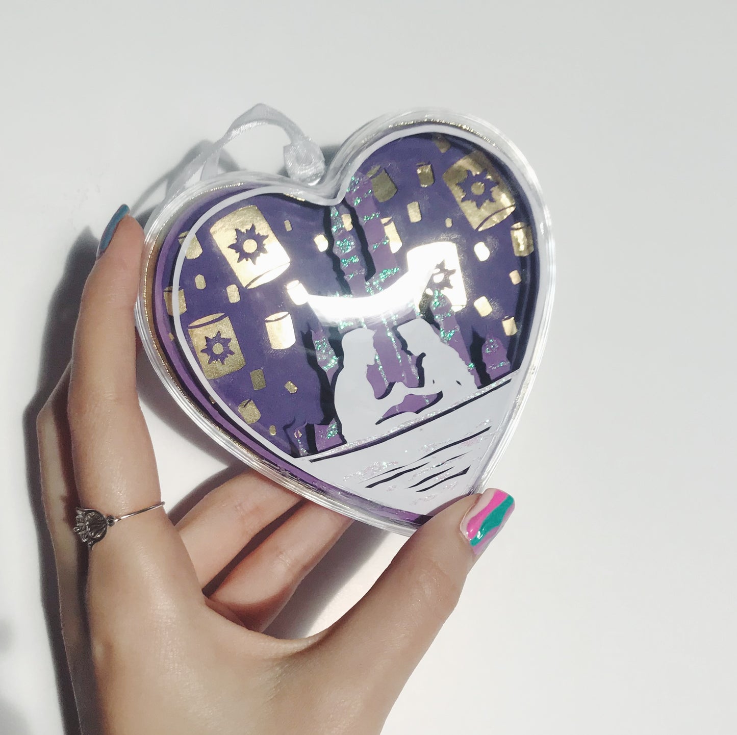 Flynn & Rapunzel 10cm Heart