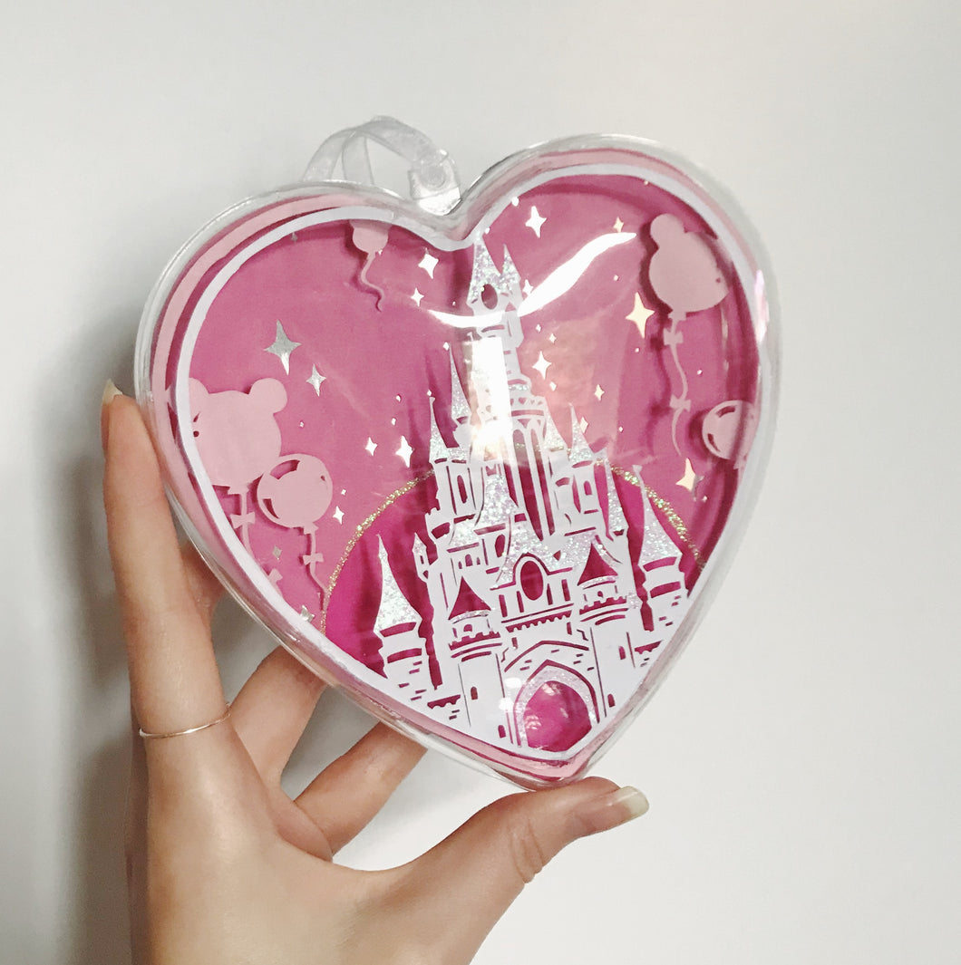 Bubblegum Pink 14cm DLP Castle Heart