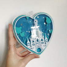 Load image into Gallery viewer, Cinderella Blue 14cm DLP Castle Heart
