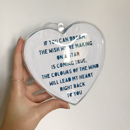 Cinderella Blue 14cm DLP Castle Heart