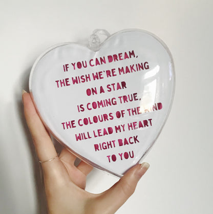 Hot Pink 14cm DLP Castle Heart