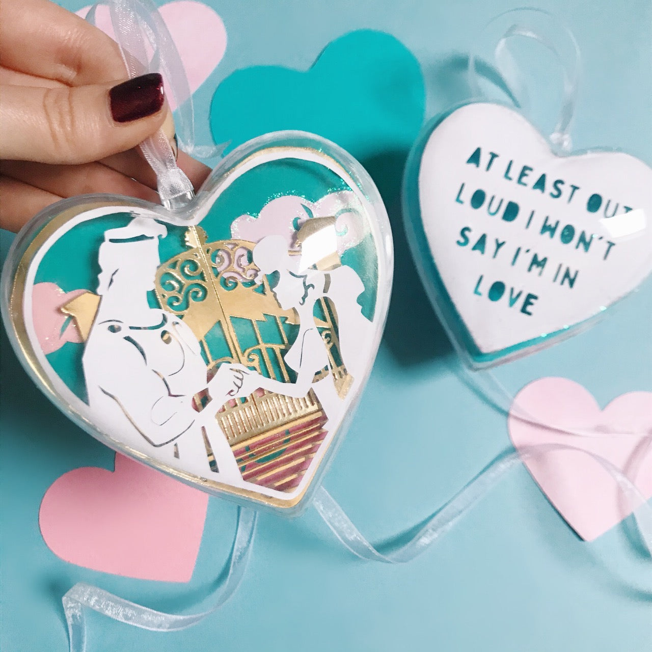 Hercules & Meg 10cm Heart