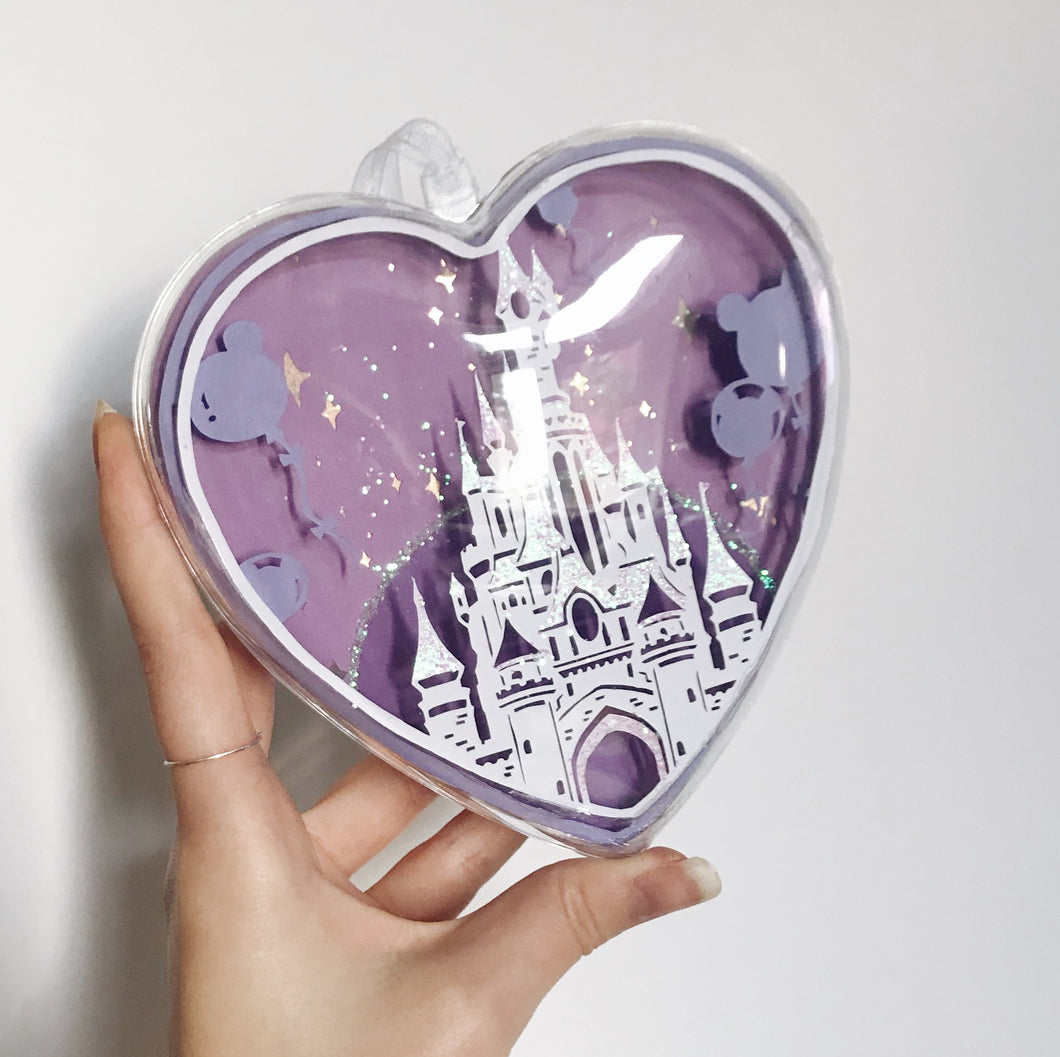 Lilac 14cm DLP Castle Heart