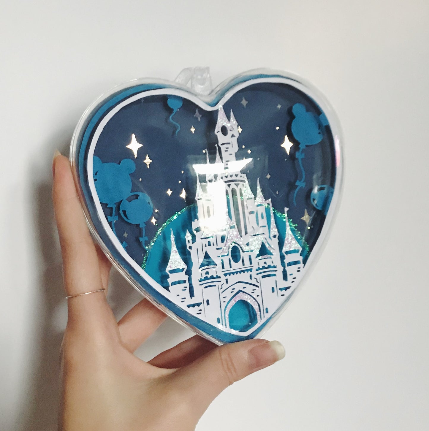 Space Blue 14cm DLP Castle Heart
