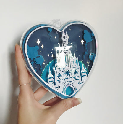 Space Blue 14cm DLP Castle Heart