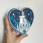 Space Blue 14cm DLP Castle Heart