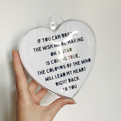 Space Blue 14cm DLP Castle Heart